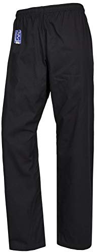 Bay Sports Defense Hose 12 Unzen 100% Baumwolle, verstärkte Knie, für SV, Krav MAGA, Judo, BJJ, SV, Self Defence, Ju Jutsu, (170 - M)