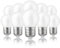 Hellum E27 LED Warmweiß Glühbirne, 10 Stück, Matt, 4,5W, 470 lm, Mini Globe Kugel, Filament, Klein 209211