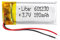 Akku 601230 LiPo 3.7V 180mAh 0.666Wh 1S 5C Liter Energy Battery Lithium Polymer Batterien Schutzplatine für Elektronik Wiederaufladbar - Nicht geeignet für Funksteuerung 32x12x6mm (180mAh|601230)