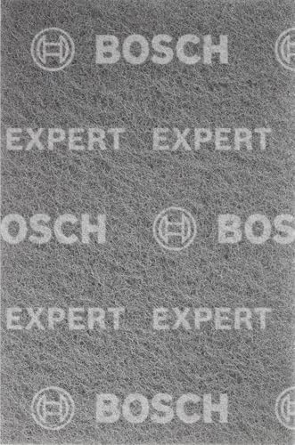 Bosch Accessories 1x Expert N880 Vliespads (für Stahlbleche, 152 x 229 mm, Feinheitsgrad Ultra fine S, Zubehör Handschleifen)