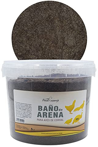 Baño de Arena para Gallinas - Desparasitante Natural para Aves de Corral - Arena para Que Las Gallinas se Revuelquen