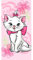 Jerry Fabrics Disney Aristocats Marie Duschtuch Badetuch Strandtuch 70 x 140cm