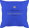 Kissen 50x50 - Ideen - I Love You mit Datum I Partner Geschenk I Geschenk Paare - 50 x 50 cm - Blau - Geschenke für Freundin partnerkisen Valentinstag ich männerkissen päärchenkissen paarkisssen