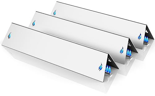 ecooe V2A Edelstahl Aromaschienen Flavorizer Bars für Weber Spirit und Spirit II - 200er Baureihe ab 2013 - Ersatz für Weber 7635 (3 Stück) - passend für Weber Spirit E210 S210 E220 und mehr