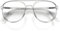 LONDON MOLE Brillen | Pilot Lesebrille | Pilotleser | Coole Leser | Stilvolle Lesebrille | Unisex | Federscharniere | Transparent | + 1,0 Vergrößerung