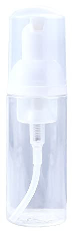 30/40/50/60ml Plastic Foam Pump Bottle Empty Face Eyelashes Cosmetic Bottle, Hand Soap Foaming Shampoo Mini Travel Foaming Dispenser(40ml)