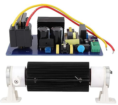 Xcello Kit Generador De Ozono Cerámico Con Refrigeración Por Agua, Fuente De Alimentación Para Desinfección Y Purificación Del Aire Eficientes, 10 G/h