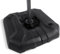 PURPLE LEAF Base Sombrilla 100 KG, Soporte Parasol 91 x 90 x 16,5 cm, para Llenar con Agua o Arena, Estable y Sólida, para Jardin Patio Terraza, Negro