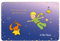 KIUB Postkarte Der kleine Prinz schwebt im Weltraum (15x10cm)