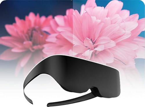 Virtual Reality Headset, VR Glasses(Adaptive Interpupillary Distance) 1058PPi HD Fineness+Easy to Wear, Weight: 120g, for Movies,TV & Video Games,Black