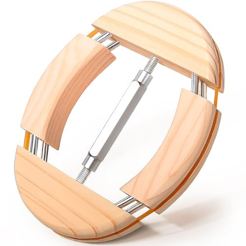 Hutdehner, 4-Wege, Hutspanner für angepasste Hüte der Größe 19,5 bis 21,6 cm, Hutschendehner, robuste Hutverlängerung, 4-Wege-Silber, L