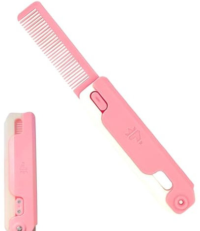 Mlllokfki Printing Comb, Portable Retractable Hair Comb, Hair Comb, Cute Butterfly Comb, Sensory Toys for Women, ADD, ADHD, Birthday