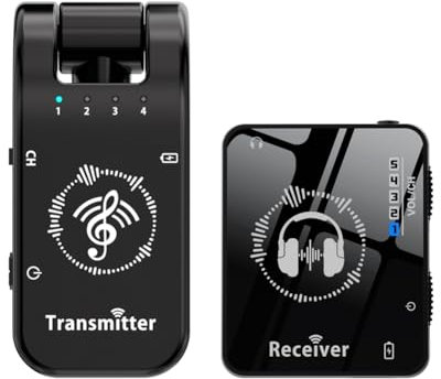 Yunnaty di trasmissione wireless Ear Monitor Monitor di trasmissione Wireless Ear Monitor Trasmettitore Plus Ricevitore