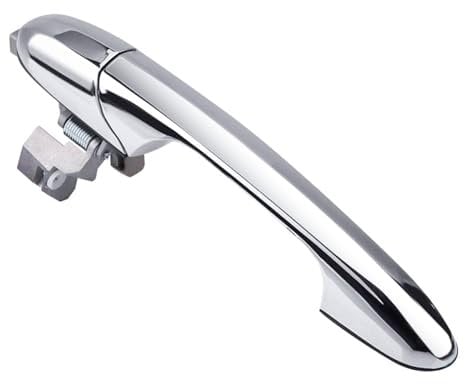 Sailightning Left Chrome Door Handle Compatible with 2007-2015 Fiat 500 2008-2016 Abarth 500 595 695 Replace 735592026 73545876 - Front Left Passenger Side