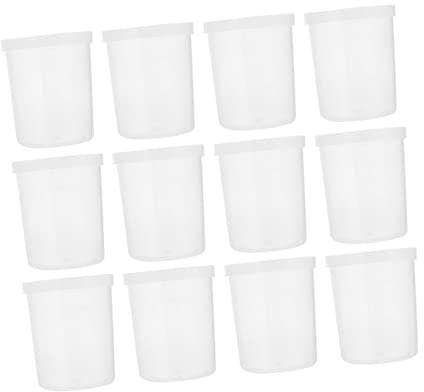 JECOMPRIS 20stücke Kunststoff Probenbecher Transparent Mit Deckel Flüssigkeitsprobenbecher Testbecher Für Laborproben Sammlung