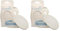Foamie Travel Buddy Porta Sapone Solido Blu e Beige, Porta Saponetta Impermeabile 100% Sostenibile, Supporto per Sapone da Viaggio o Porta Saponetta per Doccia (Confezione da 2)