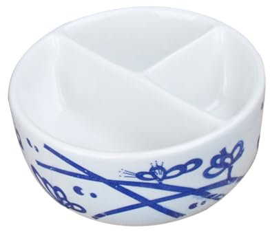 TEHAUX De Cerámica Tintero De Cerámica Para Bandeja Divisora De Pigmentos De Porcelana Para Acuarela Bandejas De Para Artista