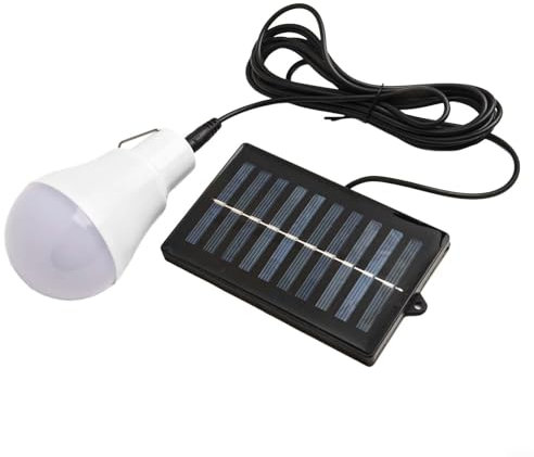 Lampe solaire LED avec interrupteur marche/arrêt, aucun branchement électrique nécessaire pour