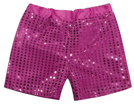 Shorts pour Fille Paillettes Jazz Disco Danse Hip-hop De Détente Coupe Jambes Larges Léger Et Ample Shorts Confortable Sweatpants Jambe Large Vêtements De Danse (9-10 Years)