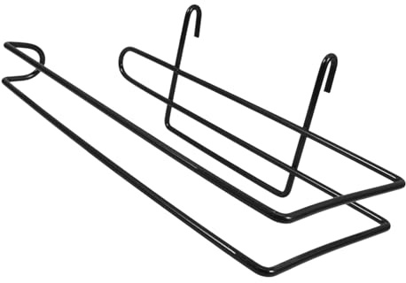 Zerodeko Support Essuie Tout Noir pour Étagères Fil Porte Serviettes Suspendu pour Cuisine Salle de Lavage Camping