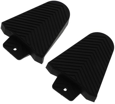 Toddmomy Schuh-Cleat-schutzhülle Selbstsichernde Pedal-Cleat-Abdeckung Für Fahrräder Fahrradpedal-zubehör Cleat-Abdeckung Aus Hochwertigem Material Anti-Slip Stollen Abdeckung