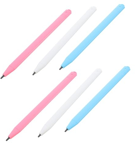 SHINEOFI 6stücke Digitaler Zeichenstift für LCD-Tablets Ersatzstift zum Kritzeln Schreibstift für Grafiktabletts Zubehör ohne Aufladen Hoher Präzision Langlebig und Tragbar