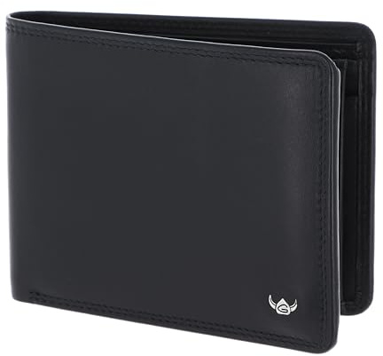 Golden Head Leder Geldbörse Polo RFID Protect Scheintasche 1125 Schwarz