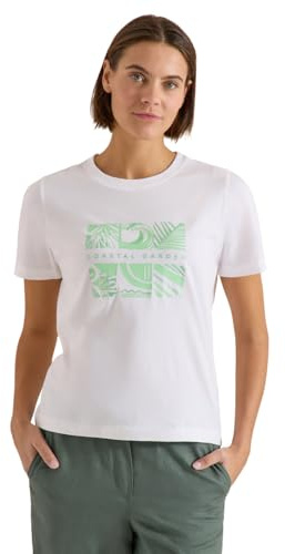 Damen T-Shirt mit Rundhals und Frontprint