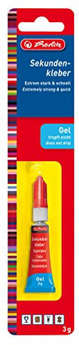 Herlitz 10544872 Sekundenkleber, 3g in Metalltube, 1 Stück