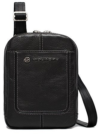 Piquadro Umhängetasche Borsello Vibe Schwarz 0. L