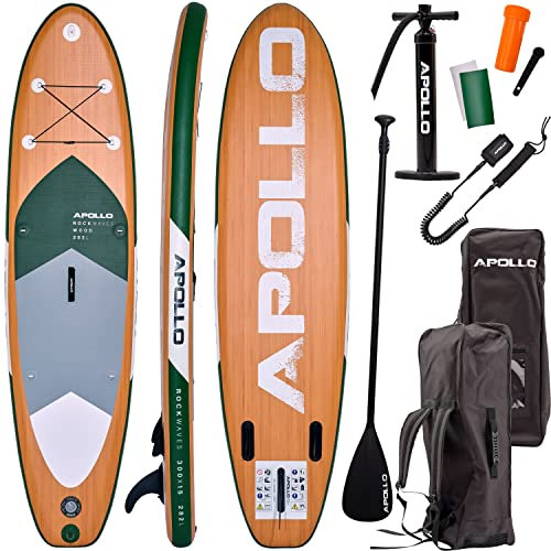 SUP Board - Wood Green - 300 x 15 cm - Stand Up Paddle Board von Apollo