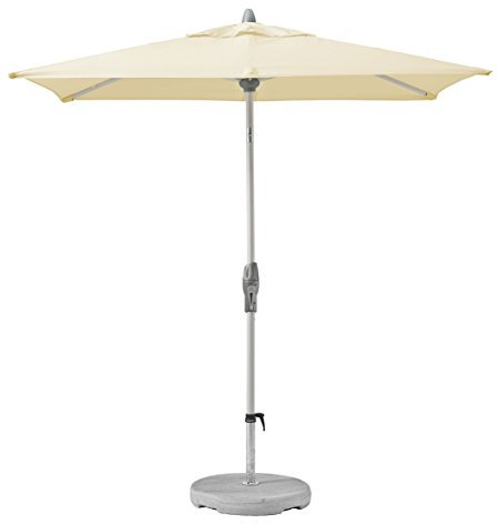 Suncomfort by Glatz Sonnenschirm Shell-Turn, ecru, 250 x 200 cm rechteckig, Gestell Aluminium, Bespannung Polyester, 6 kg