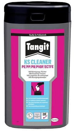 TANGIT Lingettes nettoyantes pour dépoussiérage, dégraissage de pièces à assembler par soudure ou collage- boite de 100 lingettes