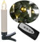 Gravidus 10 kabellose LED Weihnachtskerzen + Fernbedienung