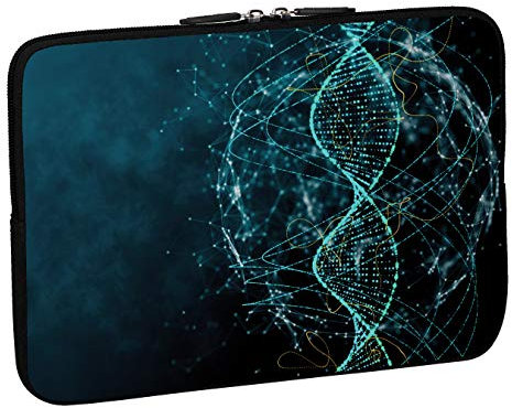 PEDEA Design Schutzhülle Notebook Tasche bis 13,3 Zoll (33,7cm), DNA Strings