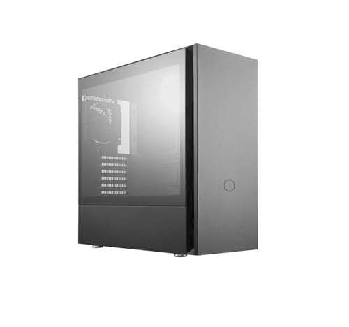 Cooler Master Boîtier Mi-tour ATX Cooler Master Silencio S600 en matériaux Absorbant Le son, Panneau Avant Réversible, Lecteur de Carte SD et 2x Ventilateurs FP PWM de 120mm Silencio