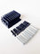 50 Clip per Fissaggio Battiscopa MDF e PVC complete di viti e tasselli