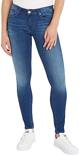 Tommy Jeans Damen Jeans Hose Sophie Stretch, Blau (New Niceville Mid Blue Stretch), 27W/28L