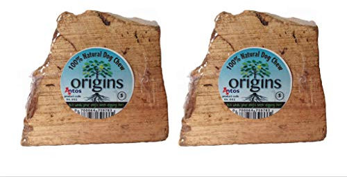 Antos Origins Tree Root Dog Chew Small Pack of 2 Natural Tuber Root Dog Chew Toy