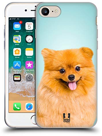 Head Case Designs Pommerscher Hund Beliebteste Hunderassen Soft Gel Handyhülle Hülle kompatibel mit Apple iPhone 7/8 / SE 2020 & 2022