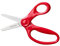 Fiskars Kinderschere, Ab 6 Jahren, Länge: 13 cm, Für Rechts- und Linkshänder, Metall-Klinge/Kunststoff-Griffe, Rot, 1064071