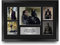 HWC Trading FR A3 Christian Bale & Heath Ledger The Dark Knight Batman & Joker Geschenke Geducktes Signiertes Autogramm Foto für Fans von Film Memorabilien - A3 Gerahmt