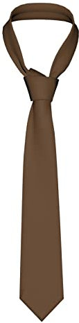 PSVOD Herren Krawatte Camel Herren Klassisch Slim Seide Krawatte Anzug Krawatte Mode Casual Business Hochzeit Schwarz Einheitsgröße, Schwarz, Einheitsgröße