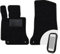 moto-MOLTICO Vorne Fußmatten Auto Velours Autoteppiche Schwarz Automatten Set 2-teilig passend für Mercedes-Benz C-Klasse W205 2014-2021