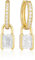 Sif Jakobs Jewellery Damen-Creolen 925er Silber Farbstein One Size Gold 32024004