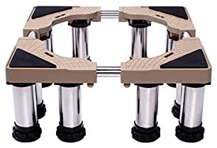 Altura de la base del soporte de la lavadora 19-22 cm Soporte de la secadora Pedestal Soporte del congelador del refrigerador Longitud 45-66 cm Ancho 43-64 cm Base del aire acondicionado Bandejas