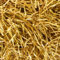 100g Papier Raphia Déchiqueté, Papier Déchiqueté Doré, Papier Remplissage Cadeau, Frisure pour Emballage, Remplissage de Boite Cadeau, Colis, Paniers, Décoration, Accessoires de Fêtes (Or)