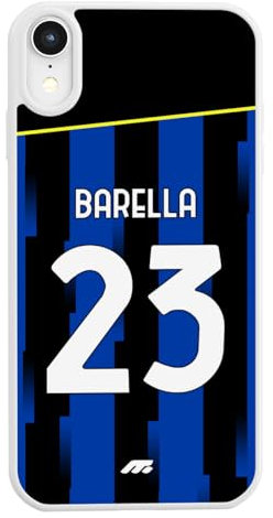 MYCASEFC Cover calcio Nicolò Barella Inter Xiaomi Mi A3. Custodia da calcio per smartphone per appassionati di calcio, idea regalo, design di alta qualità.