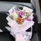 ZOUBAOQ Kreativität Trockenblumen Blumenstrauß Auto Parfüm Vent Clip Mini Bouquet Ewige Innenzubehör Ornament Blume Auto