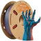 ERYONE Matte PLA 3D Drucker Filament 1.75mm, Dual Matte PLA Filament, Maßgenauigkeit +/- 0.03 mm, 1 kg 1 Spule,Matte Zweifarbig PLA, Blaugrün & gebranntes Orange
